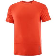 Salomon Cross Run SS TEE Herren Laufshirt rot