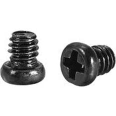 M2 x 2 mm Laptop Computer Screws 2.8 mm Dia Phillips Head Screw Black 100 pcs