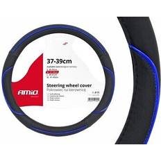 Steering Wheel Cover on sale Amio 01363 Lenkradbezug Ø37-39 cm Schwarz, Blau