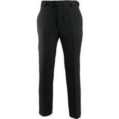 Clothing Alexandra Icona Flat Front Formal Work Suit Trousers - Navy