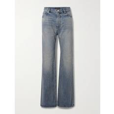 Balenciaga Women Jeans Balenciaga Low-rise Flared Jeans - Outback Blue