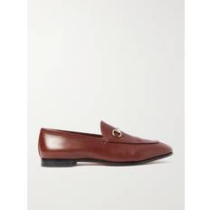 Gucci Loafers Gucci Jordaan Horsebit Leather Loafers - Brown
