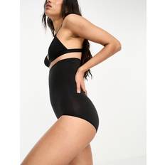 Nylon Girdles Spanx Shapewear für Damen Tummy Control High-Waisted Power Panties - Very Black