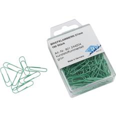 Rosso Graffette e Magnet Wedo Metal Coated Paper Clips 27mm 100pcs