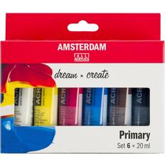 Amsterdam Peintures acryliques Amsterdam Standard Series Acrylic Paint Primary Set 6x20ml