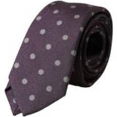 Herr Slipsar Dolce & Gabbana Polka Dot Justerbar Herrslips Lila