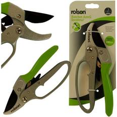 Rolson Garden Tools Rolson 200mm Ratchet Action Anvil Secateurs 82126