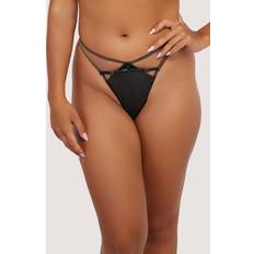 Lingerie Sets Playful Promises Ramona Black Leatherette Thong