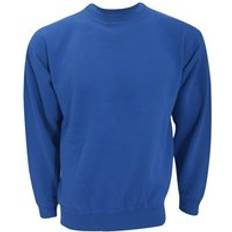 Clothing Ultimate Clothing Collection Plain Set-In Sweatshirt Top - Royal