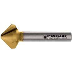 Power Tool Accessories Promat Kegelsenker DIN 335C 90Grad, D.6,3mm HSS TiN Z.3