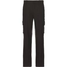 Wool Pants Vince Wool Flannel Cargo Pant - Charcoal