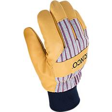Work Gloves Kinco 1927kw-xl lined grain pigskin leather glove with knit wrist