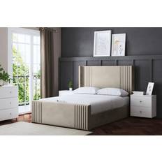 Blue - Double Beds Bed Frames DS Living Elara Winged 150x210cm