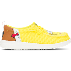 Yellow Sneakers Children's Shoes Hey Dude Wally Funk SpongeBob - Yellow/Brown