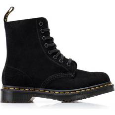 Men - Suede Boots Dr. Martens 1460 Pascal Suede Lace Up Boots - Black