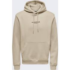 Hoodies - Silver Tröjor Only & Sons Onscurated Sweatshirt