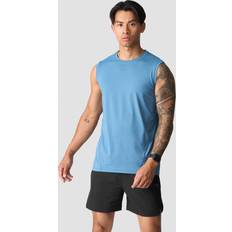 Blå - Herre - Løb Toppe ICANIWILL Tank Top Men Light Teal