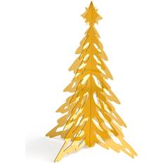 Cooee Design Pinetree Dekorationsgran 20 cm Brass - Guldfärgad Julgranspynt