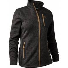 Dame - Grå - Jagt Jakker Deerhunter Women's Sarek Knitted Jacket Fleecejakke sort