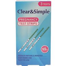 Clear & Simple Pregnancy Test Strips 3-pack