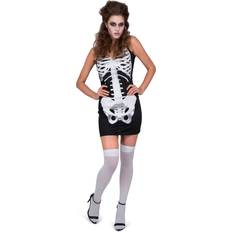 Vestidos de fiesta Karnival Costumes Women's Skeleton Dress