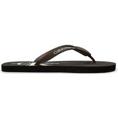 Zehenriemen Hausschuhe Calvin Klein Beach Monogram Slippers - Black