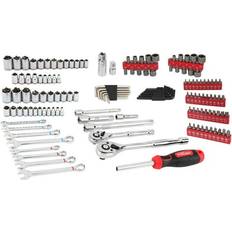 Hand Tools Hyper Tough 144-Piece 3/8 and 1/2-inch Drive Mechanics Set Tool Kit