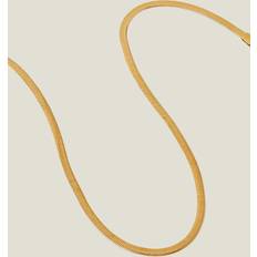 Accessorize Gold Stainless Steel Omega Chain Necklace, Women's One