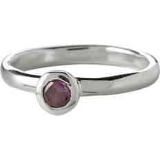 Barn Ringar Noa Noa Kids Silverring med lila zirkonia Stl.45