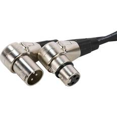 Kablar Accu Cable DMX-Cable 3-pin XLR Ma XLR Fe 1.5m Angled