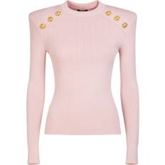 Balmain Paidat Balmain Viscose Knit Long Sleeve Top