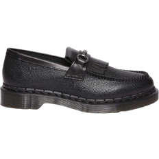 Dr. Martens Adrian Snaffle Pebble Grain Leather Kiltie Loafers - Black