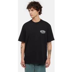 Dickies Unisex Overdele Dickies Sort T-shirt med grafisk fugleprint på ryggen-Black