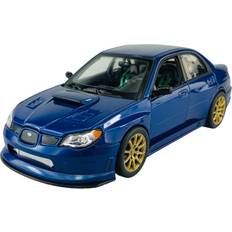 Welly Subaru Impreza WRX STI Blau Maßstab 1:24 Modellauto 22487