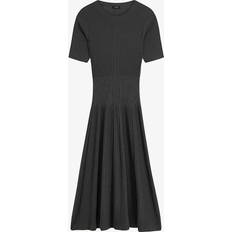 Clothing Joseph Knitted wool midi dress black (UK 14)