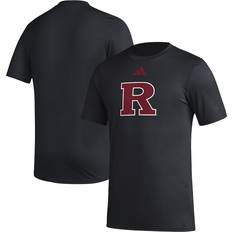 Adidas T-shirts Adidas Rutgers Scarlet Knights Primary Locker Logo Pre-Game Aeroready T-Shirt