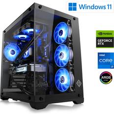 Ordinateurs de Bureau Gaming PC M11150H 2100 MHz GeForce RTX 4060 16 GB DDR5 RAM 1000 GB M.2 SSD Windows 11 Home