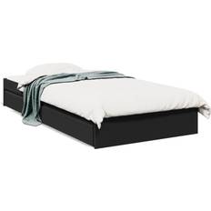 VidaXL Sängramar vidaXL Bed Frame With Drawers 135x190 cm Double Engineered Wood