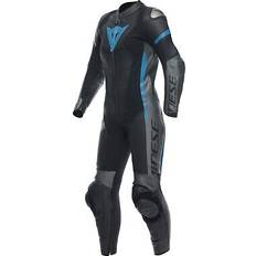 Femme Combi de moto Dainese Grobnik Combinaison en cuir bleu Femme