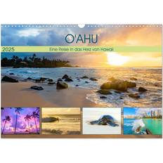 Calvendo O'ahu A Journey into the Heart of Hawaii A3 Landscape Wall Calendar 2025