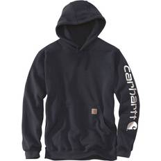 Carhartt Logo Hoodie - Donkerblauw
