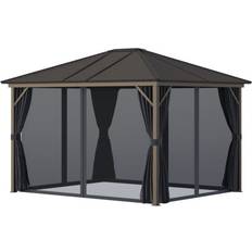 Pavilions Outdoor Gazebo Canopy 10'x12' - Gray