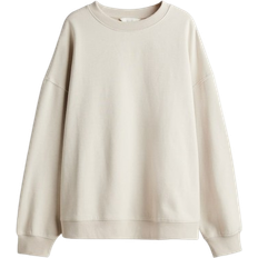 H&M Oversized Sweatshirt - Light Beige