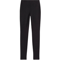 Elastan/Lycra/Spandex Leggings H&M Women High-Waisted Leggings - Black