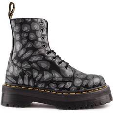 Dr. Martens Jadon Leopard Print Platform Boots - Black/Grey/Leopard