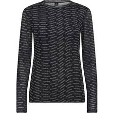 Mesh Blouse - Black