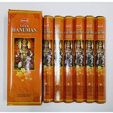 Wax Melt Hem Veer Hanuman Hexa Incense Stick 6 Packs x 20 Sticks Wax Melt