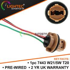 T20 7443 W21/5W 580 Pre Wired Light Bulb Socket Connector