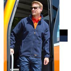 5XL Work Jackets Result Work-Guard Heavy-Duty Microfleece R330X Black Colour: Black