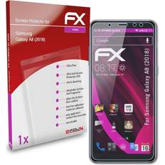 Screen Protectors atFoliX glasfolie für samsung galaxy a8 (2018) panzerfolie 9h schutzpanzer Transparent Auto